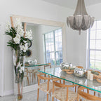White Vanda Orchids and Driftwood Inside a Large Conical Glass Cylinder – The Ever Botanic