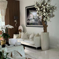 White Magnolia Tree in Shiny St. Tropez Beige Pot – The Ever Botanic