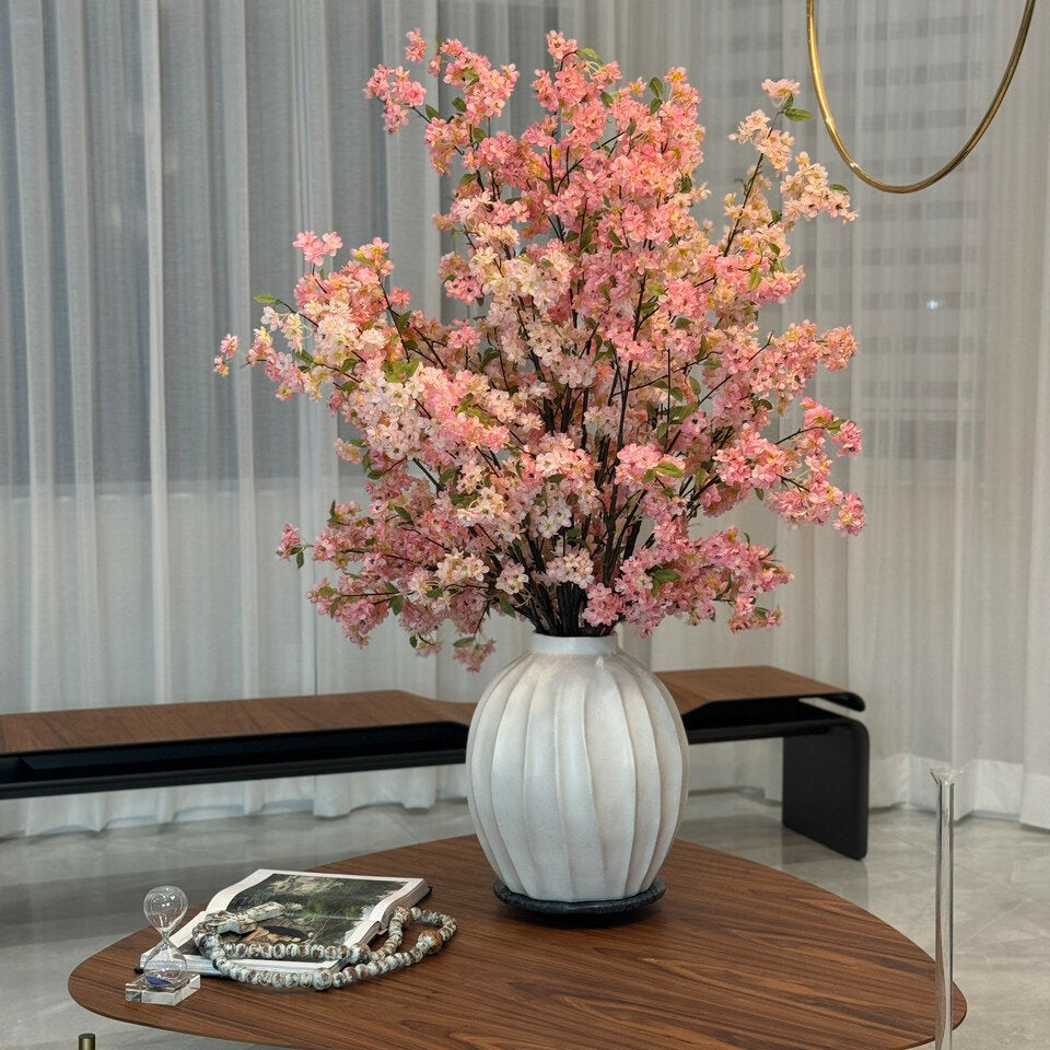Astoria Vase with Pink Cherry Blossom – The Ever Botanic
