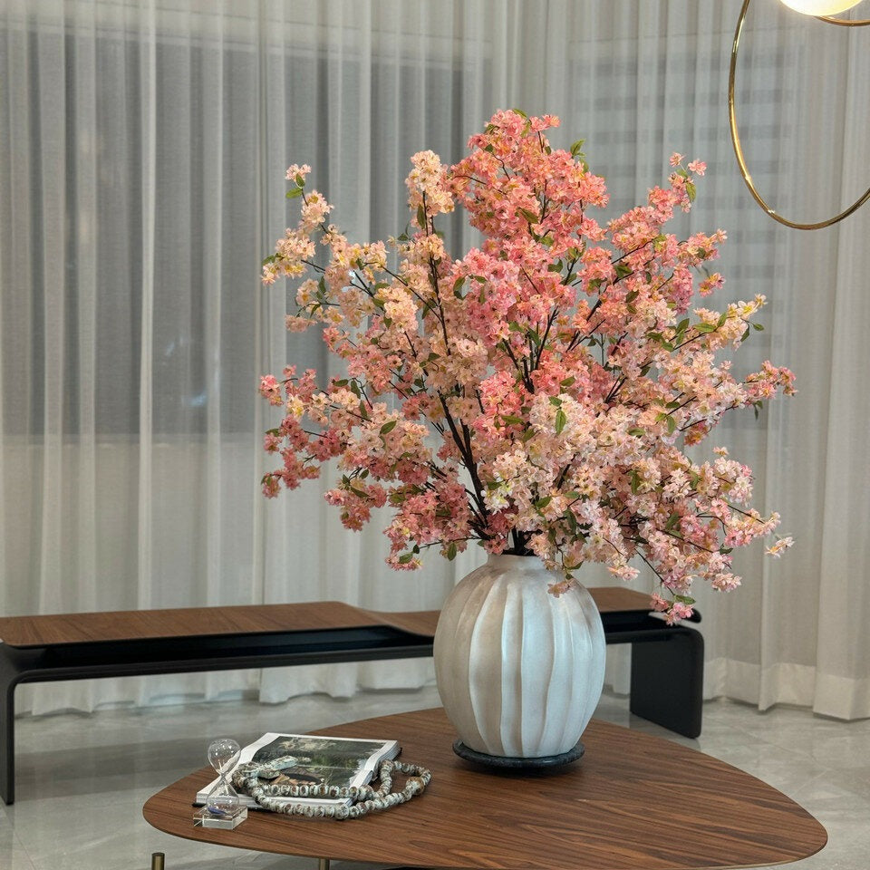 Astoria Vase with Pink Cherry Blossom – The Ever Botanic