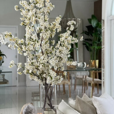 Cherry Blossom in 16" Glass Cylinder – The Ever Botanic