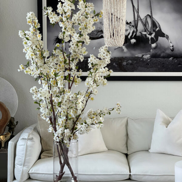 Cherry Blossom in 16" Glass Cylinder – The Ever Botanic