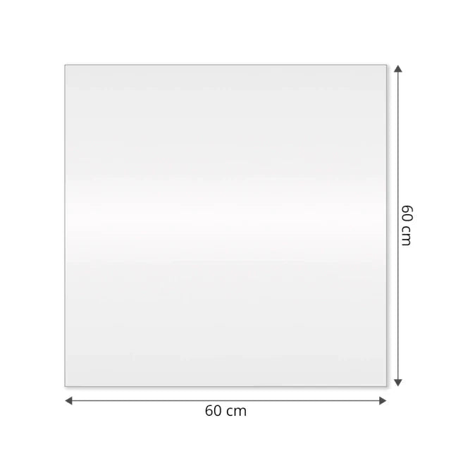 Slim Square Mirror with LED 60 × 60 cm – The Ever Botanic