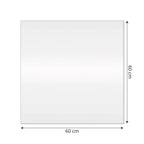 Slim Square Mirror with LED 60 × 60 cm – The Ever Botanic